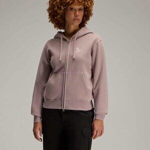 October's Very Own Women's 100% Cotton Embroidered Full-Zip Hoodie - L